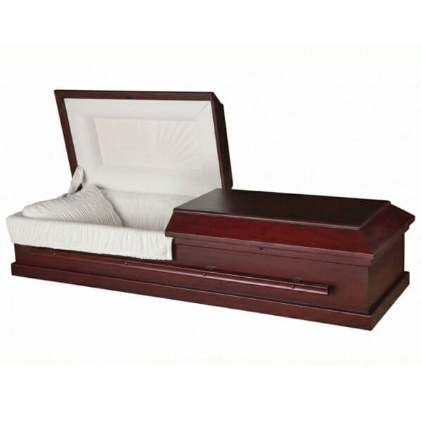 Lady's Octagon Marquis | Wood Casket -