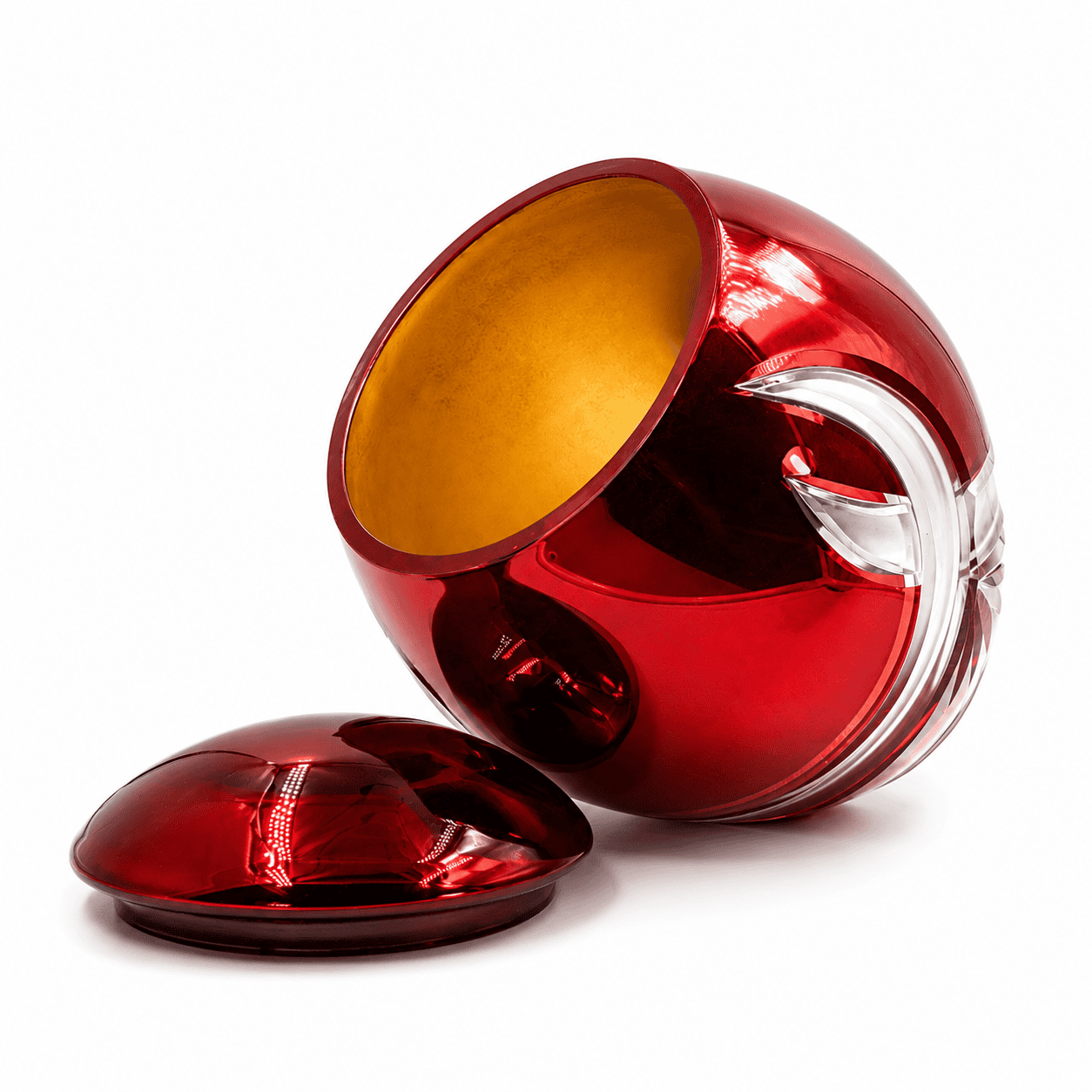 Ruby Red Cut Crystal Urn - Image 3