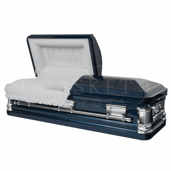 Hampton Blue | 18 Gauge Steel Casket